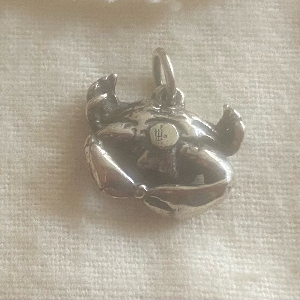 RETIRED James Avery Crab Zodiac Charm Pendant .925 NWOT - Picture 7 of 13